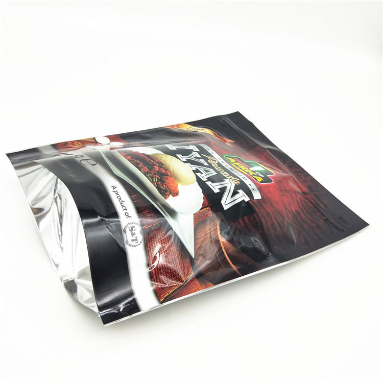 Free Sample Custom Printing Stand Up Dried Food Packaging Pouches Zip Lock Plastic Bags